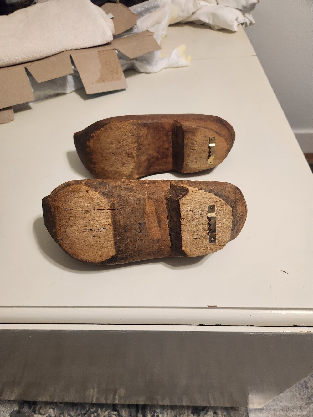Vintage Wooden Shoes - Picture 4 of 6